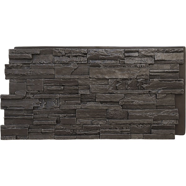 Ekena Millwork Cascade Stacked Stone, StoneWall Faux Stone Siding Panel PNU24X48CARM - main